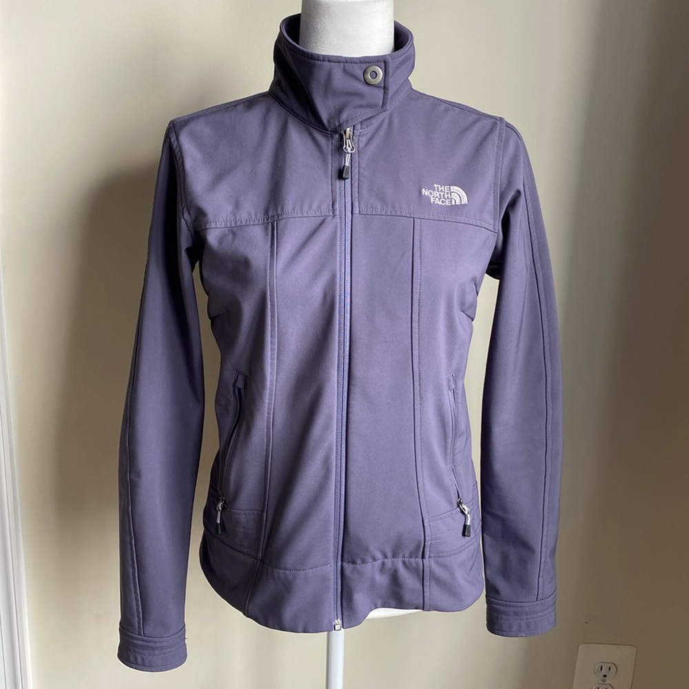 North Face Lightweight Mock Neck Full Zip Jacket
